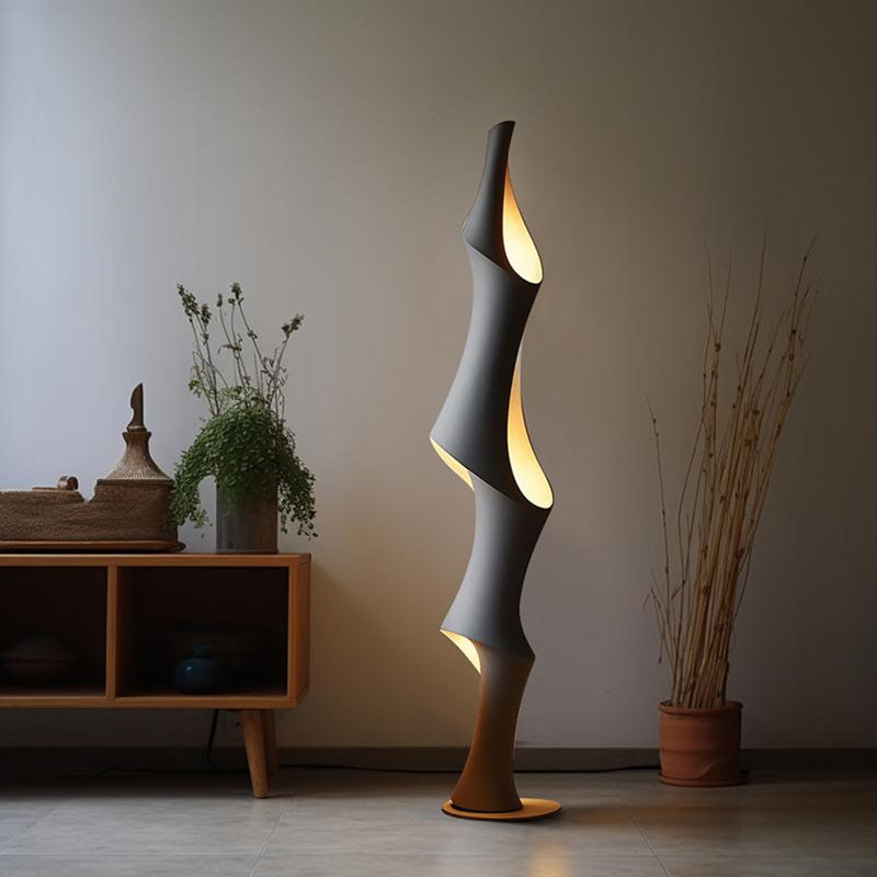 Lampe de chambre en soie Artistic
