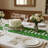 Table Runner 6 Pack 72 Inch, Colored Dots Polyester Dining Decor for Birthday Party Kitchen Table