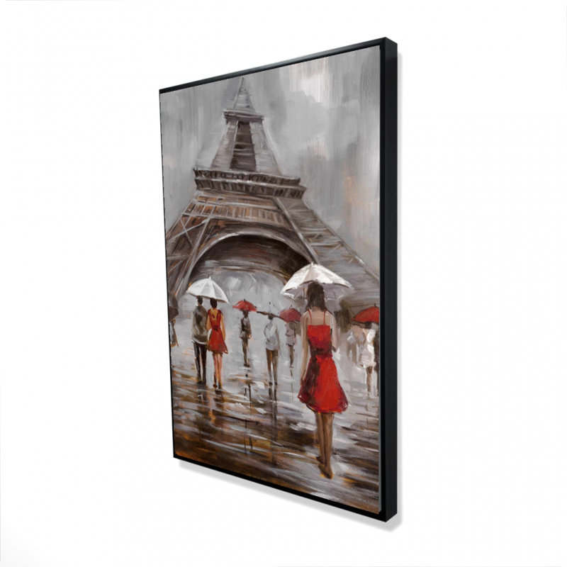 «Near The Eiffel Tower», H 36 po x l 24 po