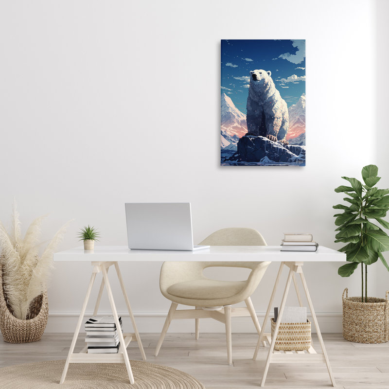 «Snowy Bear» par Roozbeh Bahramali, H 30 po x l 20 po