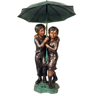 Bronze Garden Statue