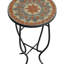 Outdoor Mosaic Accent Side Table Plant Stand