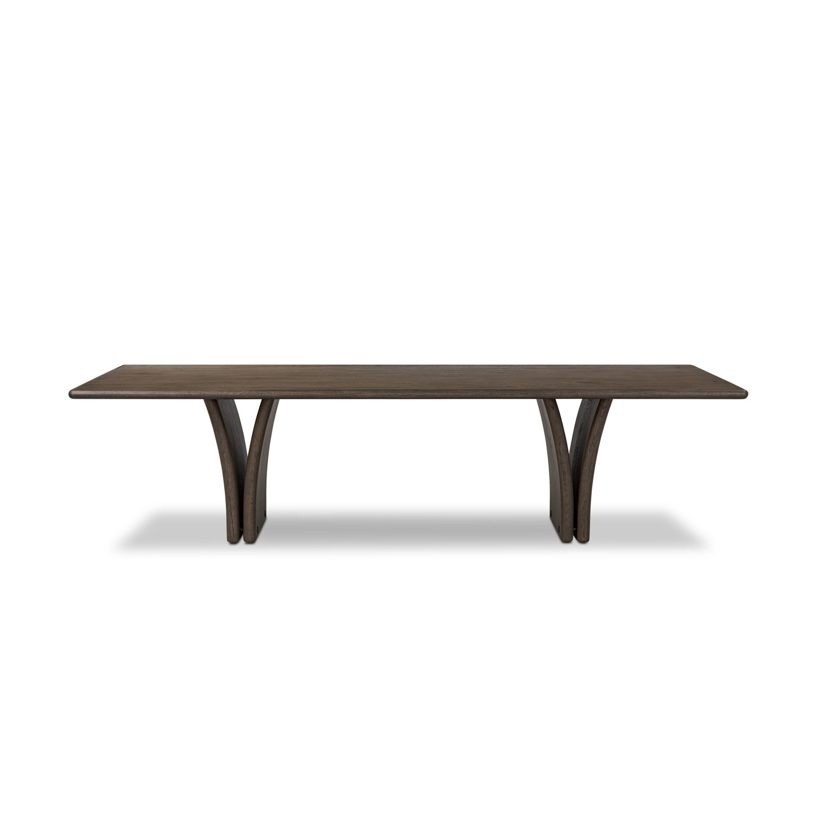 118" Oak Dining Table, Gray Reclaimed French Oak