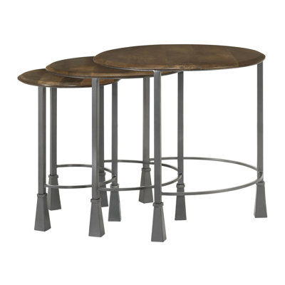 Erickah Solid Wood Top Nesting Tables