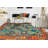 Flatweave Vallen Turquoise Rug