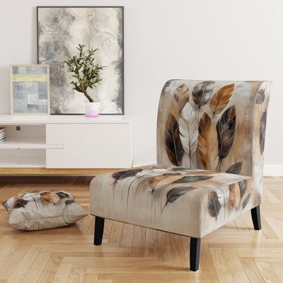 Fauteuil de chambre Boho Feather