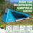Single Person Tent - 1 Person Camping Tent with Rainfly and Carrying Bag - Lightweight Outdoor Bivy Bag Shelter for Backpacking, Hiking, or Camping Essentials by Wakeman Outdoors (Blue)