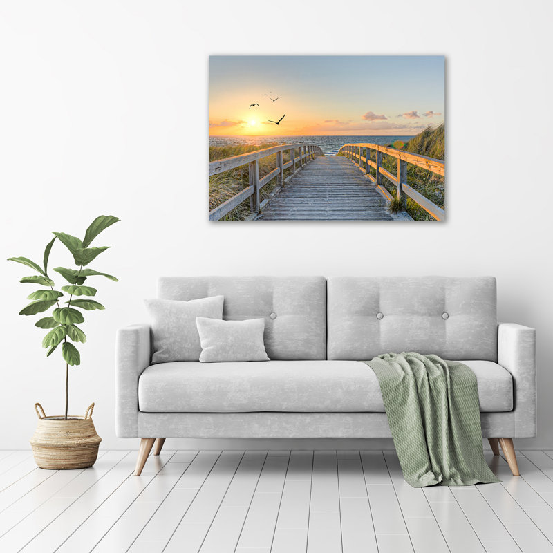 Path To The Beach - Wrapped Canvas Print