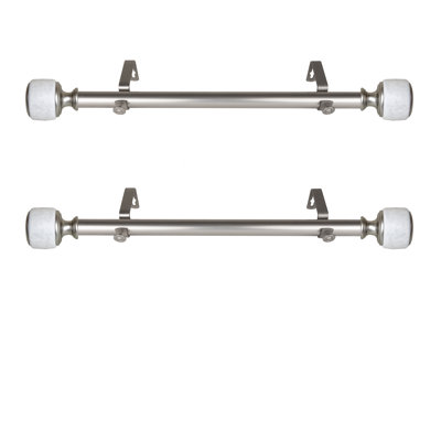 Tringle à rideaux simple réglable 20 po