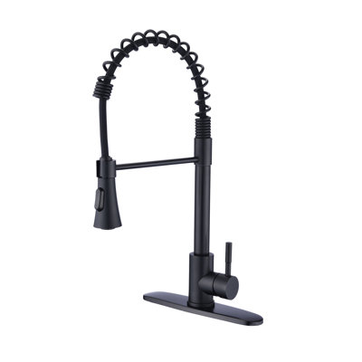 Robinet de cuisine à bec rétractable avec douchette Topcraft