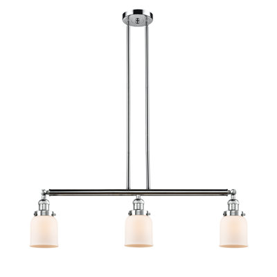 Bell - Luminaire suspendu pour îlot de jardin 38 po 3 lumières
