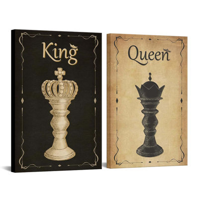 2 Piece Wrapped Canvas Wall Art