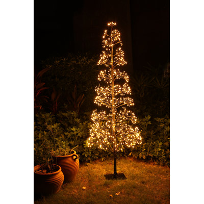 Flower Twinkling Pvc Wirer String Light Tree