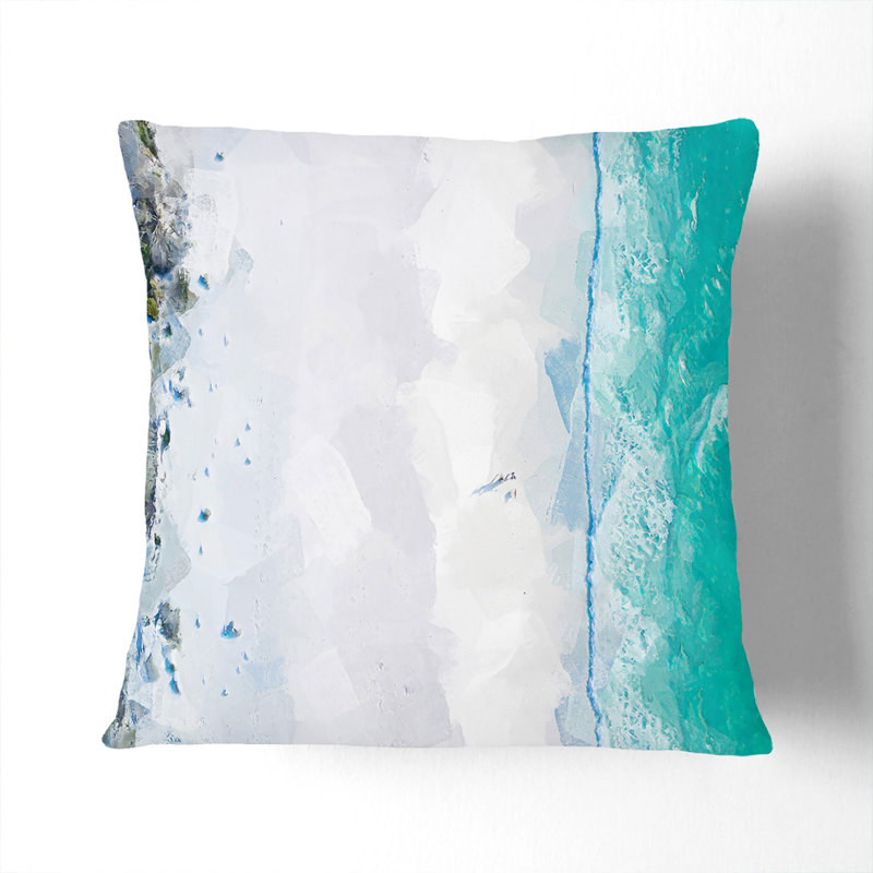 Square Throw Cushion, Black, 40cm H x 40cm W x 15cm D