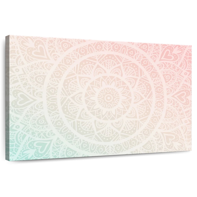 Kerner Gradient Mandala, 16" H x 24" W