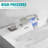 Arlennart Widespread Waterfall Bathroom Faucet - Double Handle LED Color Changing Curved Spout for Vessel Sink-93491168