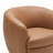 Marcy Geniue Leather Swivel Barrel Chair-1334957423
