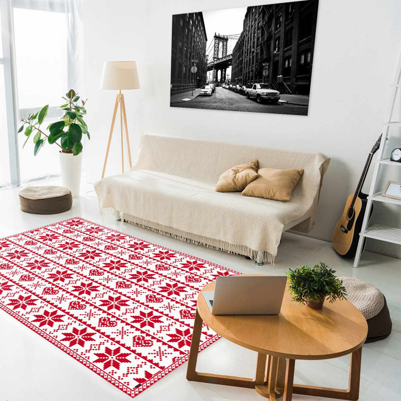 Surbhi Floral Indoor Doormat, 136 x 203 cm