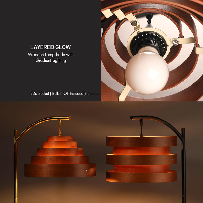 Lampe sur pied Cascade Mid-Century