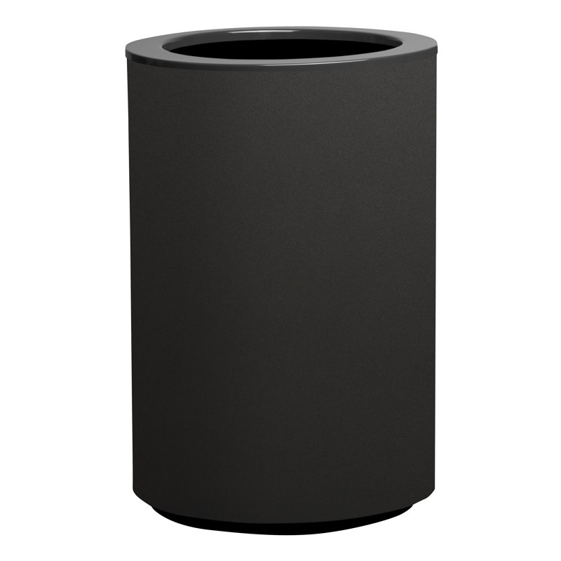 Metal Pot Planter, Lead, 70cm H x 35cm W