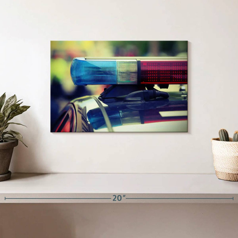 Lumières de voiture de police Mehar, H 8 po x l 12 po