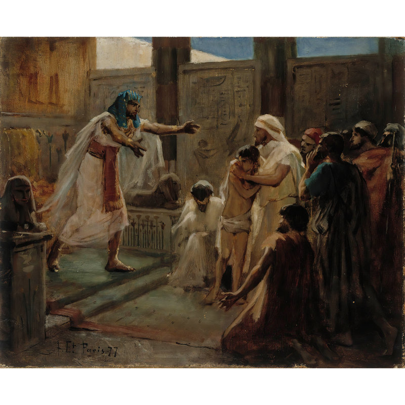 Joseph et son frère (1877), H 26 po x l 31 po