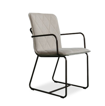 Dempsey 20'' H Cotton Upholstered Armchair