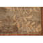 Tapis abstrait brun / doré 6 x 7