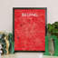 Beijing City Map - No Frame Print-1197097661