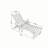 Lounge Chair Outdoor with Wood Texture, Oversized Chaise Lounge Chair with 5 Positions,HDPE,Patio Lounge Chair with Wheels & Cup Holder for Pool, Deck, Poolside-1617927157