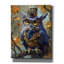 «Epic Graffiti» «Mauve hibou avec gilet et cravate» par Momart, art mural sur toile, 40 po x 54 po-106173685