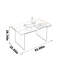 Bureau pliable en chêne