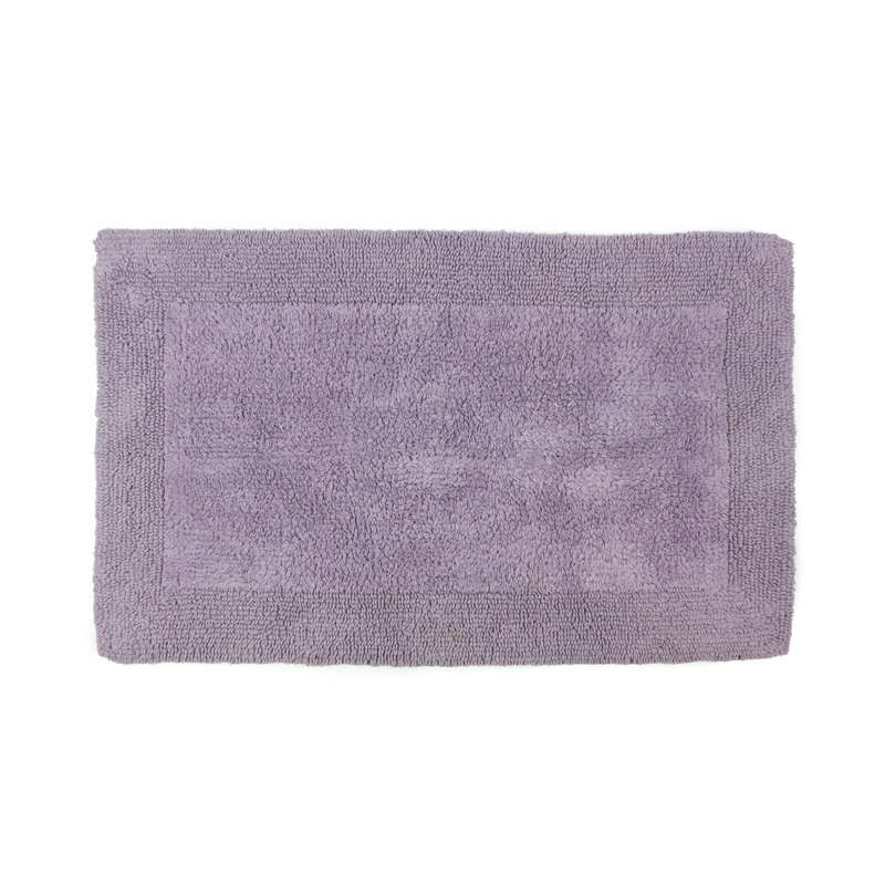 Ruthann Cotton Reversible Bath Mat, Heather