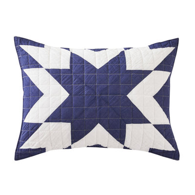Blue Star King Quilt Set (3pc)