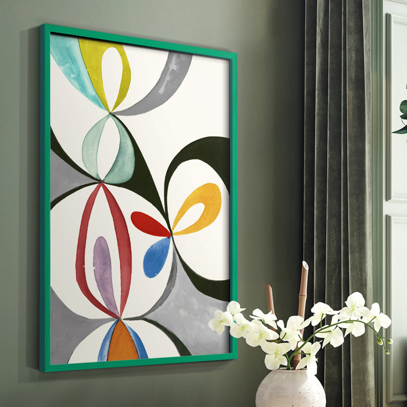 Magic Tricks III Framed Print - Solid Wood, Green, 10" H x 8" W