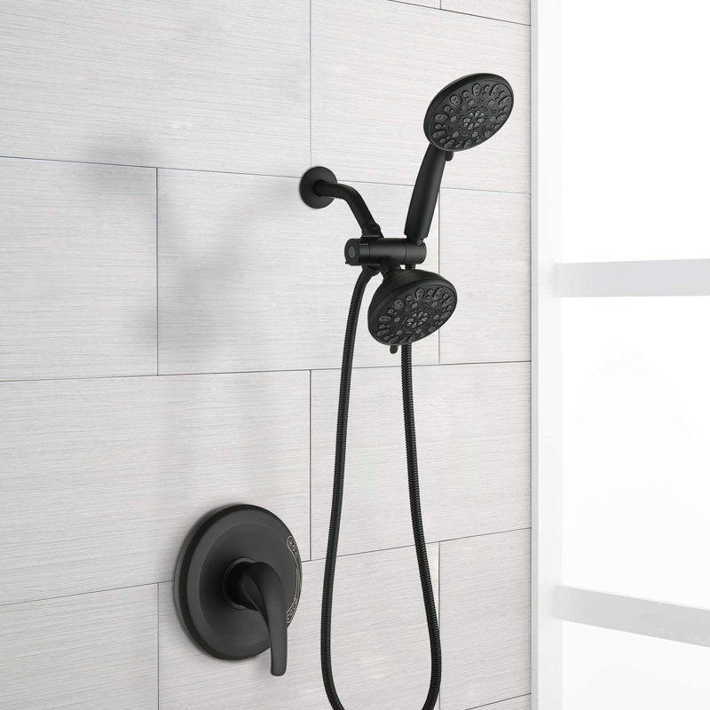 All-In-One Kit with Rough in-Valve, Matte Black