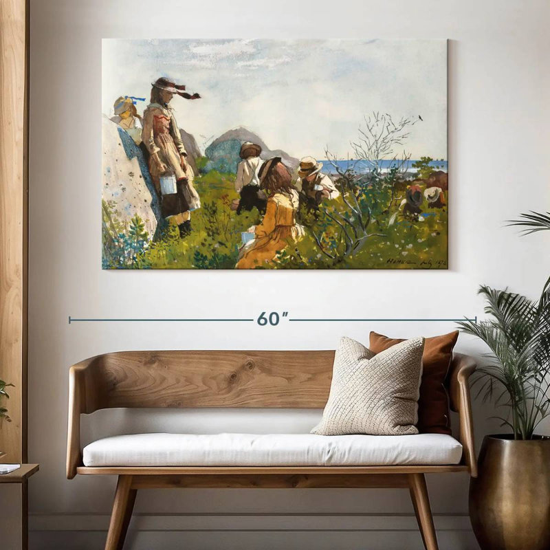 Leisha Berry Pickers, 34" H x 51" W