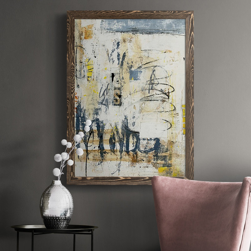 Urban Revival " Urban Revival " Print, 37.5" H x 27.5" W x 1" D, Walnut