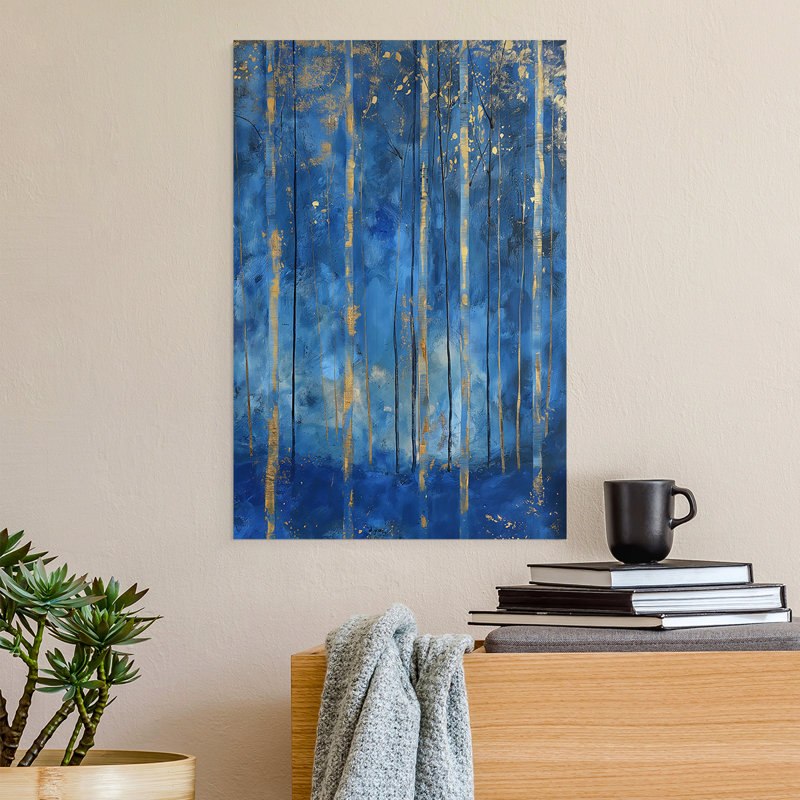 ABSTRACT Series XVIII - Impression sur toile seulement - NON-CADRE, H 18 po x l 12 po