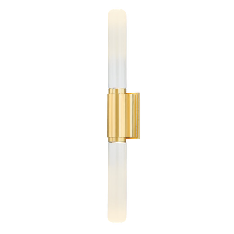 Colrain 5.25" 2-Light Wall Sconce, Aged Brass