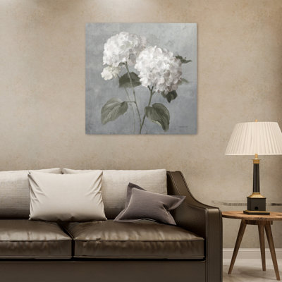 White Hydrangeas Traditional Floral Art