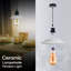 Getty 1 - Light Black Single Pendant-765558790