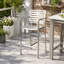 Tabourets d'extérieur avec structure en aluminium antirouille