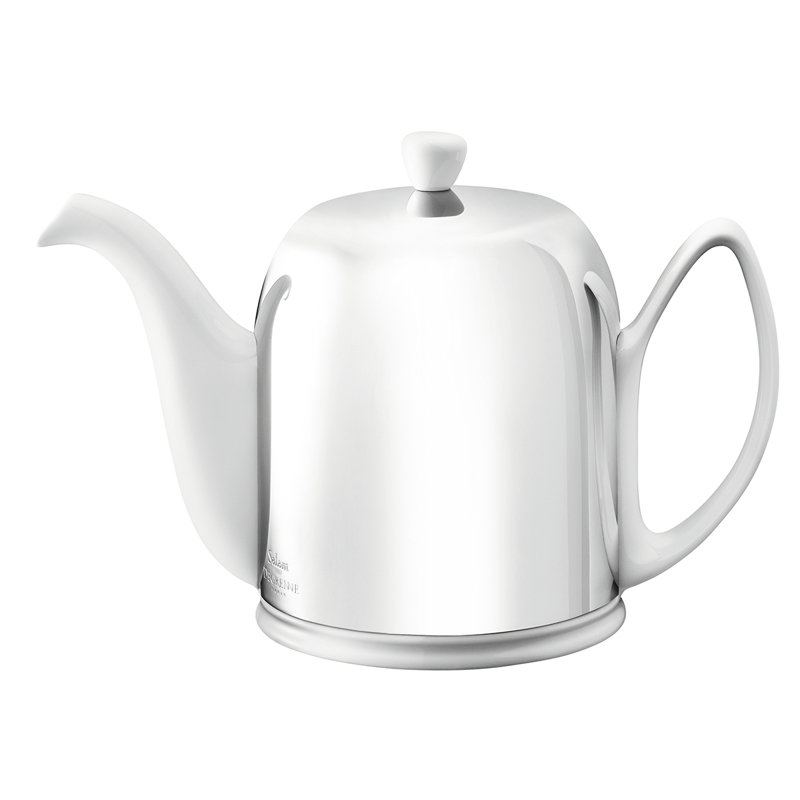 Théière Degrenne Paris Salam, Blanc, 43 oz