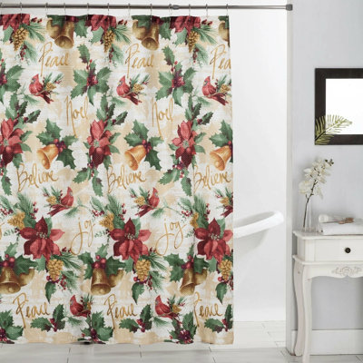 Organic Floral Shower Curtain
