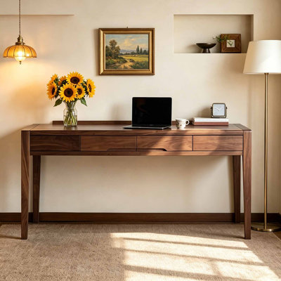 American style living room  office desk
