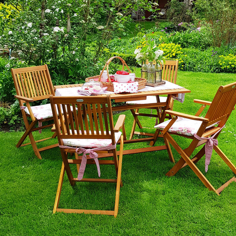 Achary Rectangular 7- Piece 206cm L Table Set