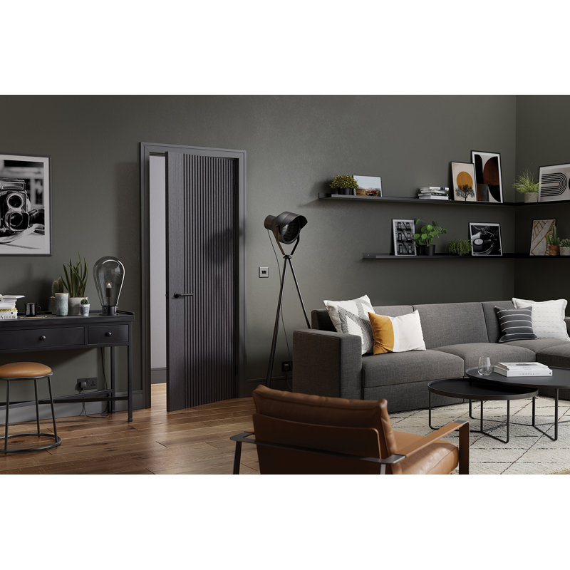 Melbourne Prefinished Ash Grey Internal Door