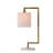 9X14.3X25.2" Metal Table Lamp