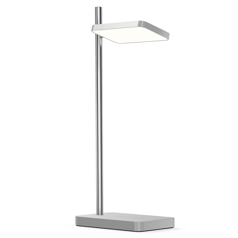 Talia Table Lamp, Grey / Chrome